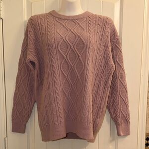 NWOT Oversized Aelfric Eden Blush Pink Sweater